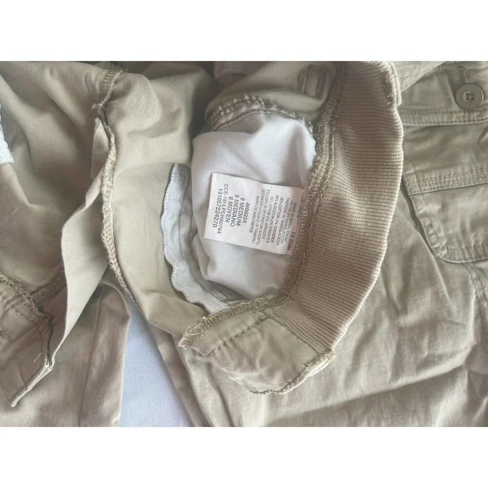 Women’s Lee Khaki Pants Boot Cut Size 8 Relaxed Fit Mid rise Stretch Utiliy